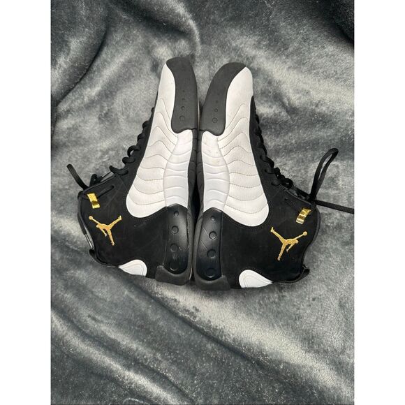 Nike Air Jordan Jumpman Team II Black White Gold Men’s Size 10.5 Basketball Snea main image 11